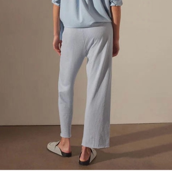 JAMES PERSE Vintage French Terry Cutoff Sweatpants -  Open Sky Pigment-Sz 3- NWT - Picture 2 of 7